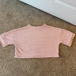Pink Cropped T-Shirt